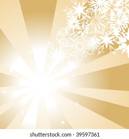 Vector Christmas background with snowflakes