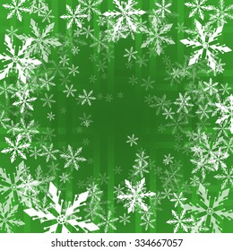 Vector Christmas background with snowflakes swirl for greeting cards, invitations, posters and flyers.