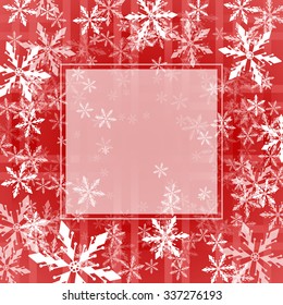 Vector Christmas background with snowflakes swirl for greeting cards, invitations, posters and flyers.