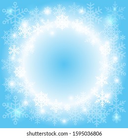 Vector Christmas background with snowflakes.Vector illustration