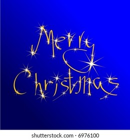 Vector Christmas background with stars