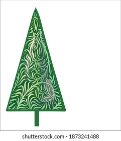 
VECTOR Christmas Background with a
stylish  original winter hand-drawn graphics sketch  for design new Year card 