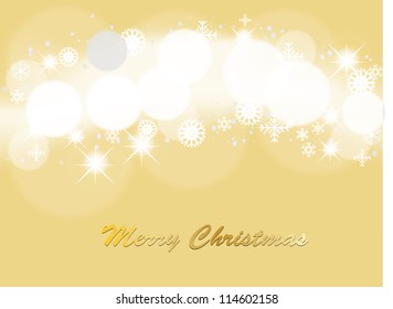 Vector Christmas background with white snowflakes and place for your text