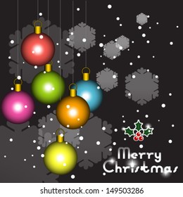 Vector Christmas ball 