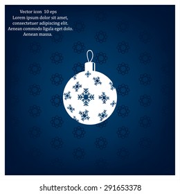vector christmas ball