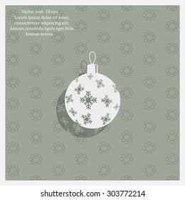 vector Christmas ball