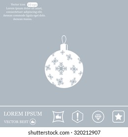 vector christmas ball