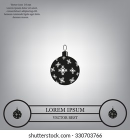 vector christmas ball
