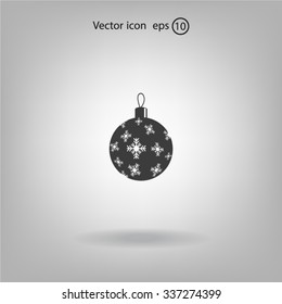 vector christmas ball