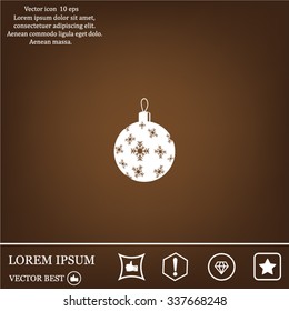 vector christmas ball