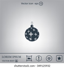 vector christmas ball