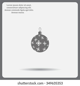 vector christmas ball