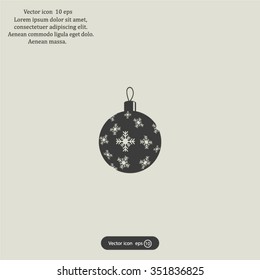 vector christmas ball