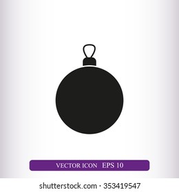 vector christmas ball