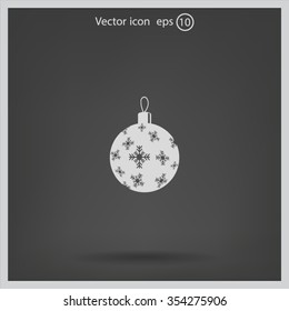 vector christmas ball