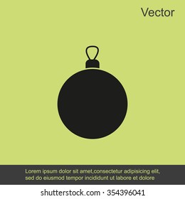 vector christmas ball