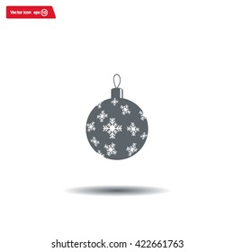 vector christmas ball