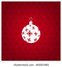 vector christmas ball