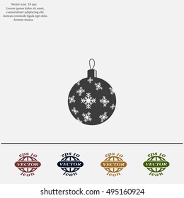 vector christmas ball