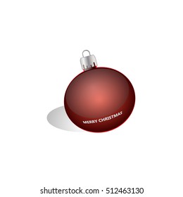 vector christmas ball