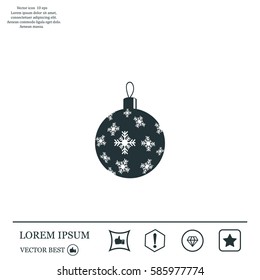 vector christmas ball