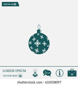 vector christmas ball