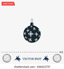 vector christmas ball