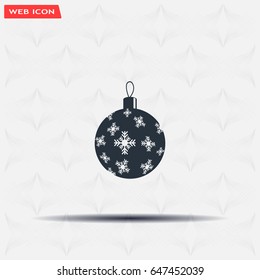 vector christmas ball