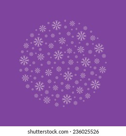 Vector Christmas ball - Christmas card