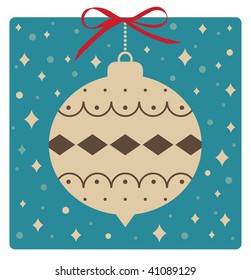 vector Christmas ball(hanging)
