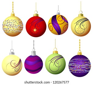 Vector Christmas balls