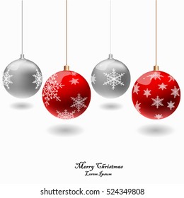 Vector Christmas Balls