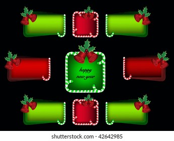 vector christmas banners