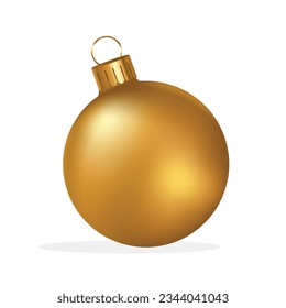 Vector christmas bauble design concept.