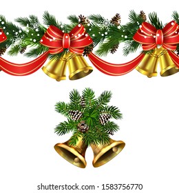 Vector Christmas Border decoration collection