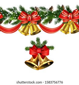Vector Christmas Border decoration collection
