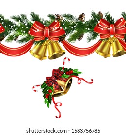 Vector Christmas Border decoration collection
