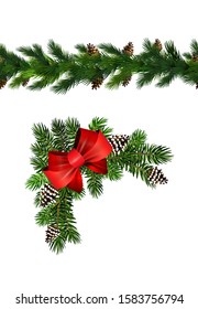 Vector Christmas Border decoration collection