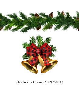 Vector Christmas Border decoration collection