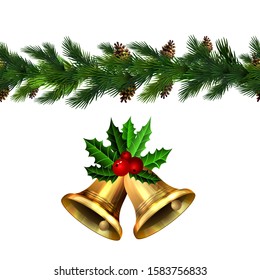 Vector Christmas Border decoration collection