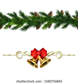 Vector Christmas Border decoration collection