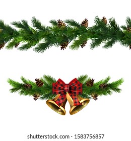 Vector Christmas Border decoration collection