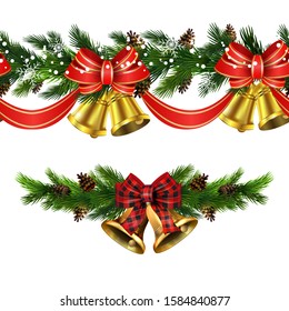 Vector Christmas Border decoration collection