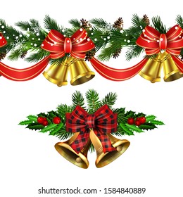 Vector Christmas Border decoration collection