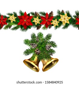Vector Christmas Border decoration collection