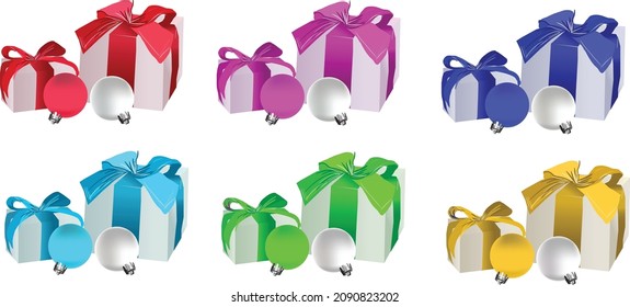 Vector to Christmas Box and gift