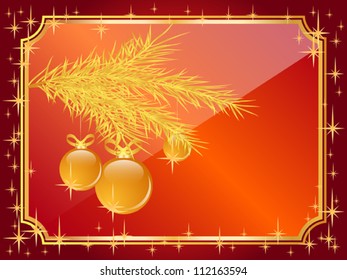 Vector christmas card