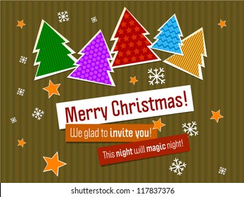 Vector Christmas Card