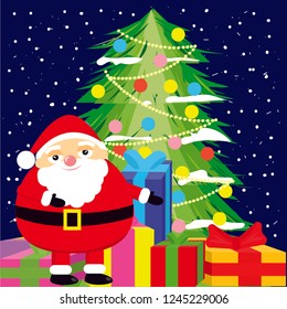 vector christmas card