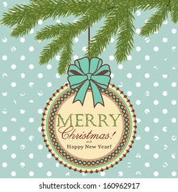vector christmas card